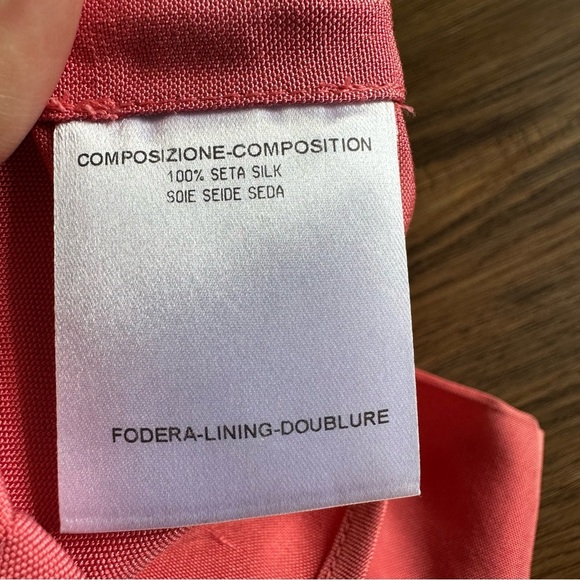 Stella McCartney Womens Silk‎ Sleeveless Dress XS/Small* Knee Length Pink A-Line - Picture 5 of 10